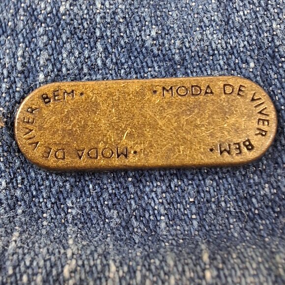 Cantail Jean Jacket Sz 6 Cropped Jean Jacket Stretchy Relaxed Fit In Waist - Picture 9 of 16